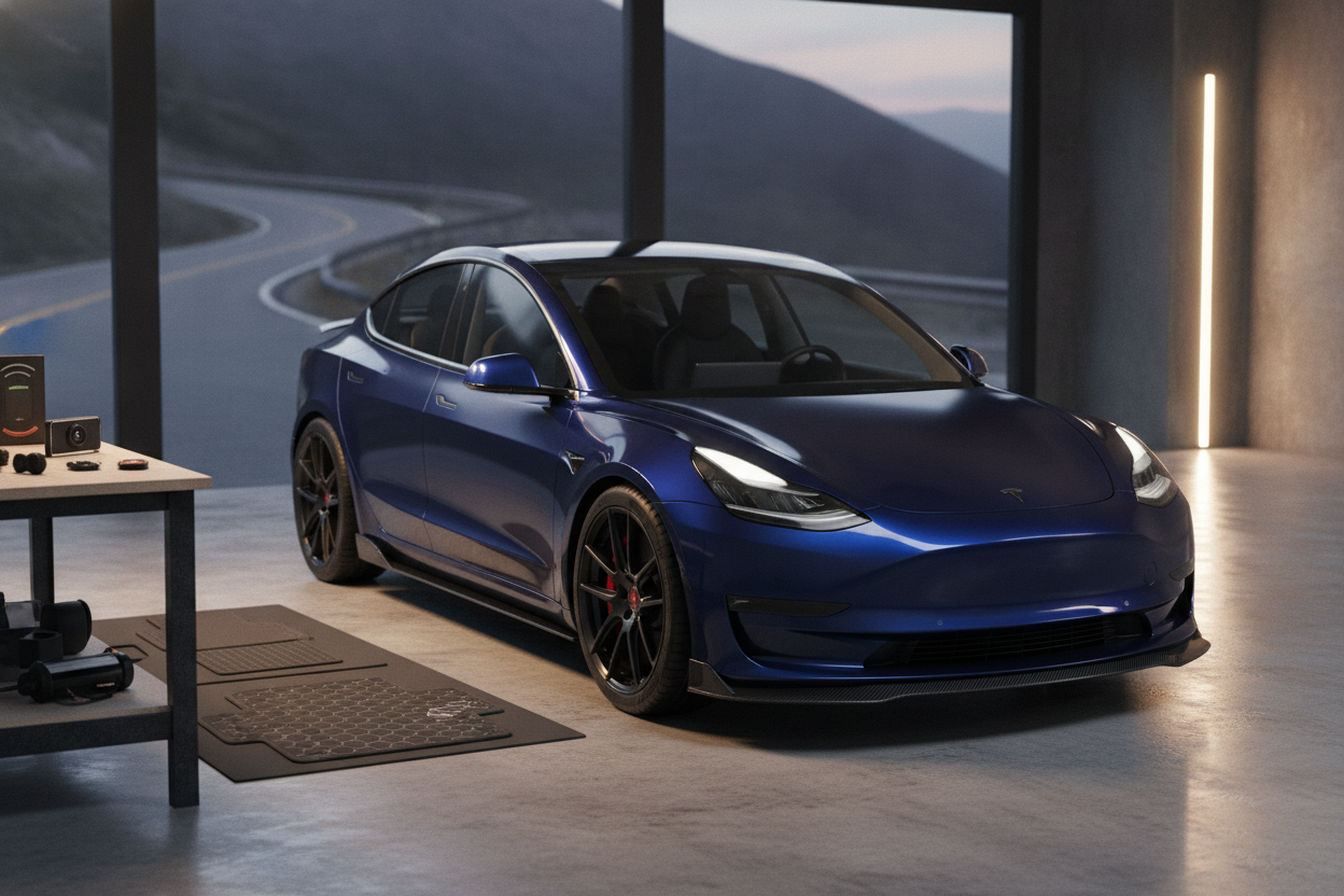 De bästa tillbehören till Tesla Model 3 Highland: Maximera din körupplevelse